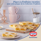 Dr Oetker - Plaque À Pâtisserie À Rebord Extra Haut 42 X 29 Cm Dr Oetker Tradition - Noir