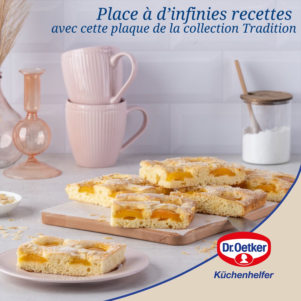 Dr Oetker - Plaque À Pâtisserie À Rebord Extra Haut 42 X 29 Cm Dr Oetker Tradition - Noir