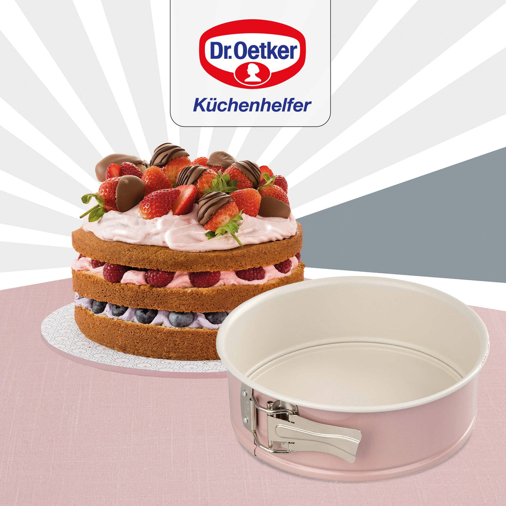 Dr Oetker - Moule À Manqué À Charnière 20 Cm Dr. Oetker Rétro - Rose