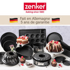 Zenker - Moule À Cake 35 X 11,5 X 7 Cm Zenker Perfectback+ - Noir