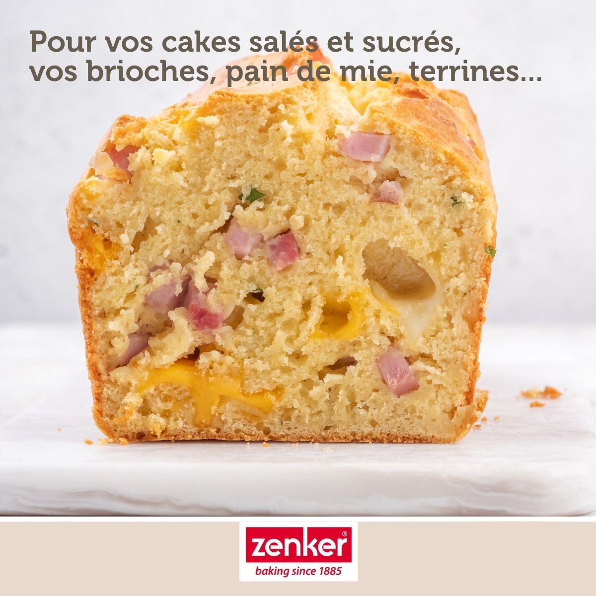 Zenker - Moule À Cake 30 Cm Zenker Silver - Gris