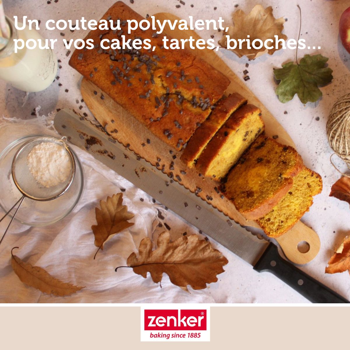 Zenker - Couteau Professionnel Pour Gâteau 30 Cm Zenker Smart Pastry - Noir