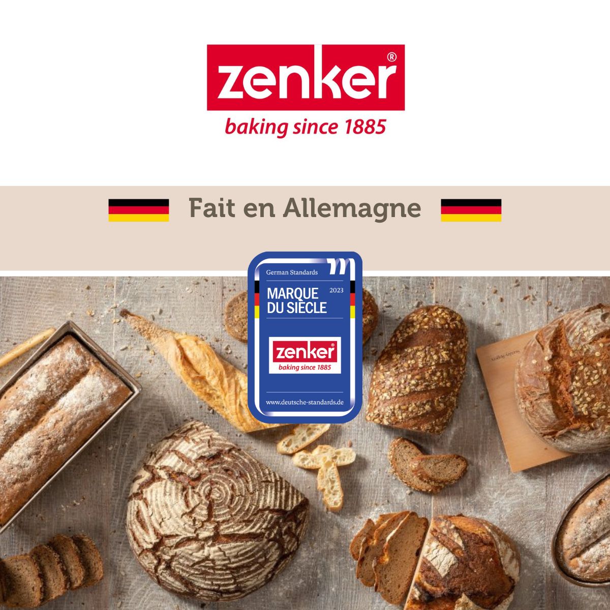 Zenker - Cadre À Gâteau Réglable 27 À 52 Cm Zenker Smart Pastry - Inox