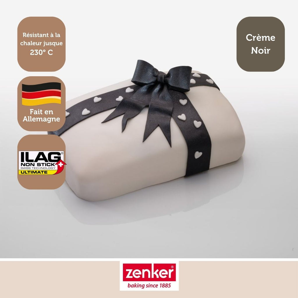 Zenker - Moule À Charnière Rectangulaire 28 X 18 Cm Crème Noir Zenker Smart Pastry - Noir|Blanc
