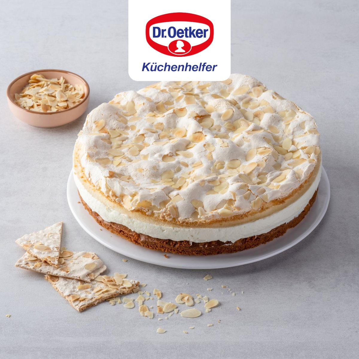 Dr Oetker - Moule À Manqué À Charnière 26 Cm Avec Couvercle De Transport Dr. Oetker Bake And Go - Noir