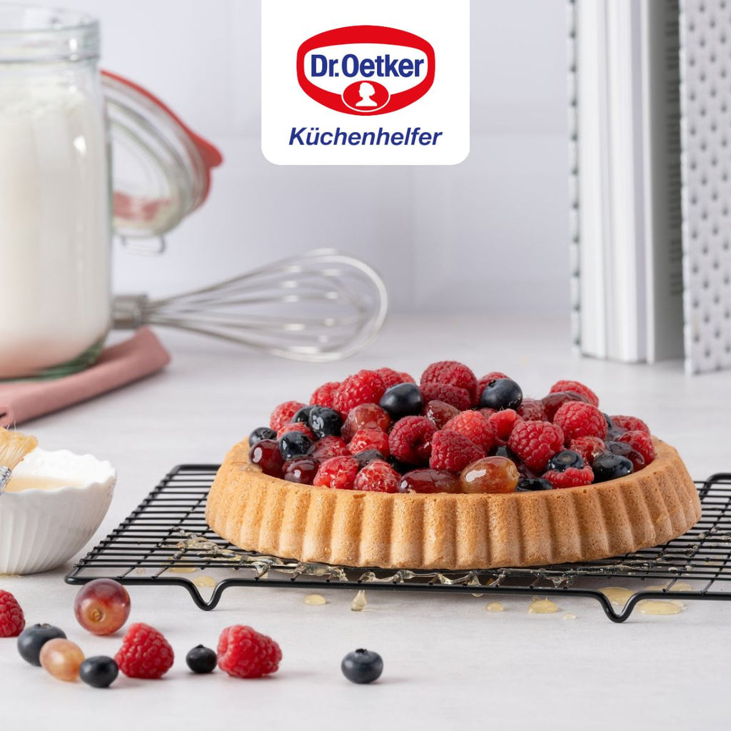Dr Oetker - Moule À Tarte Renversée 22 Cm Dr.Oetker Tradition - Noir