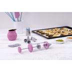 Zenker - Seringue De Pâtisserie Et 6 Embouts Et 6 Disques À Motifs Zenker Sweet Sensation - Gris