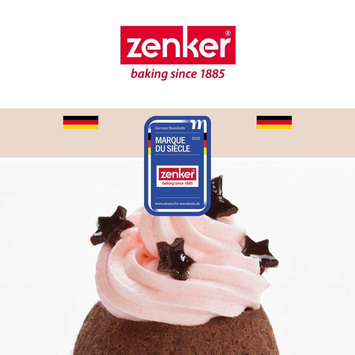 Zenker - Lot De 6 Douilles À Pâtisserie En Inox Grand Modèle Zenker Smart Pastry - Gris