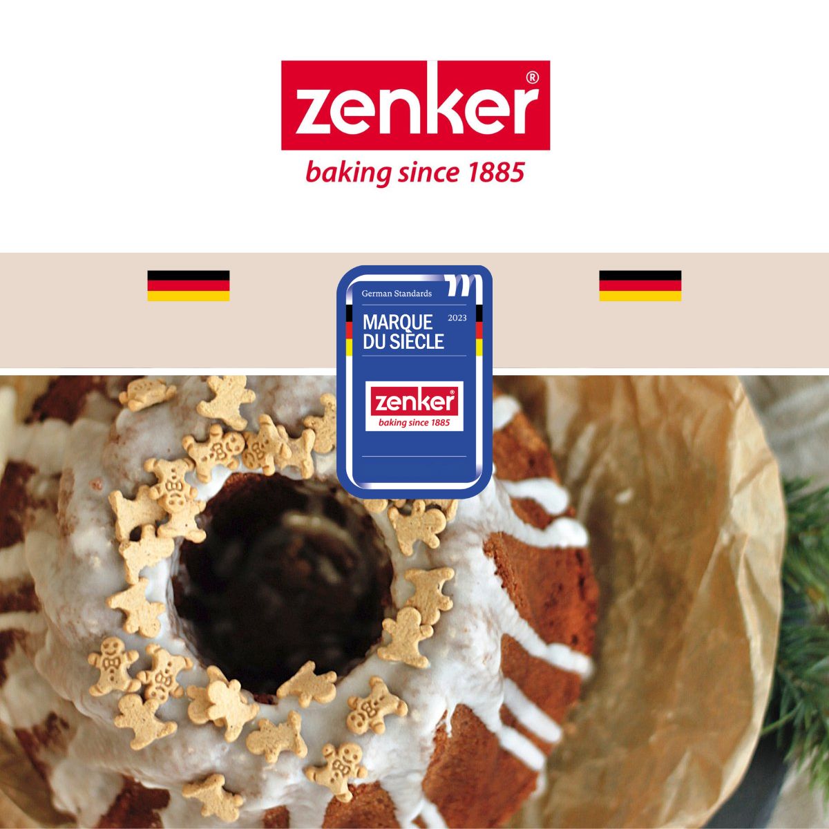 Zenker - Couteau Professionnel Pour Gâteau 30 Cm Zenker Smart Pastry - Noir