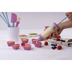 Zenker - Seringue De Pâtisserie Et 6 Embouts Et 6 Disques À Motifs Zenker Sweet Sensation - Gris