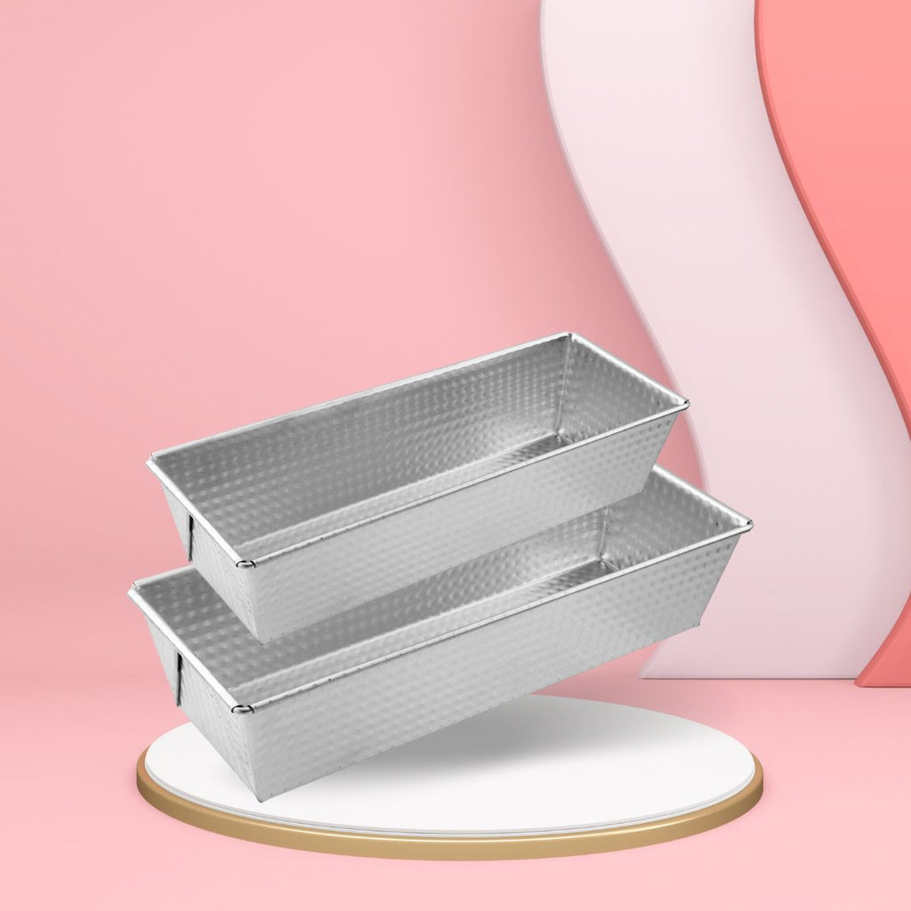 Zenker - Lot De 2 Moules À Cakes 25,5 X 11,2 Cm Et 30 X 11,5 Cm Zenker Silver - Gris