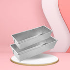 Zenker - Lot De 2 Moules À Cakes 25,5 X 11,2 Cm Et 30 X 11,5 Cm Zenker Silver - Gris