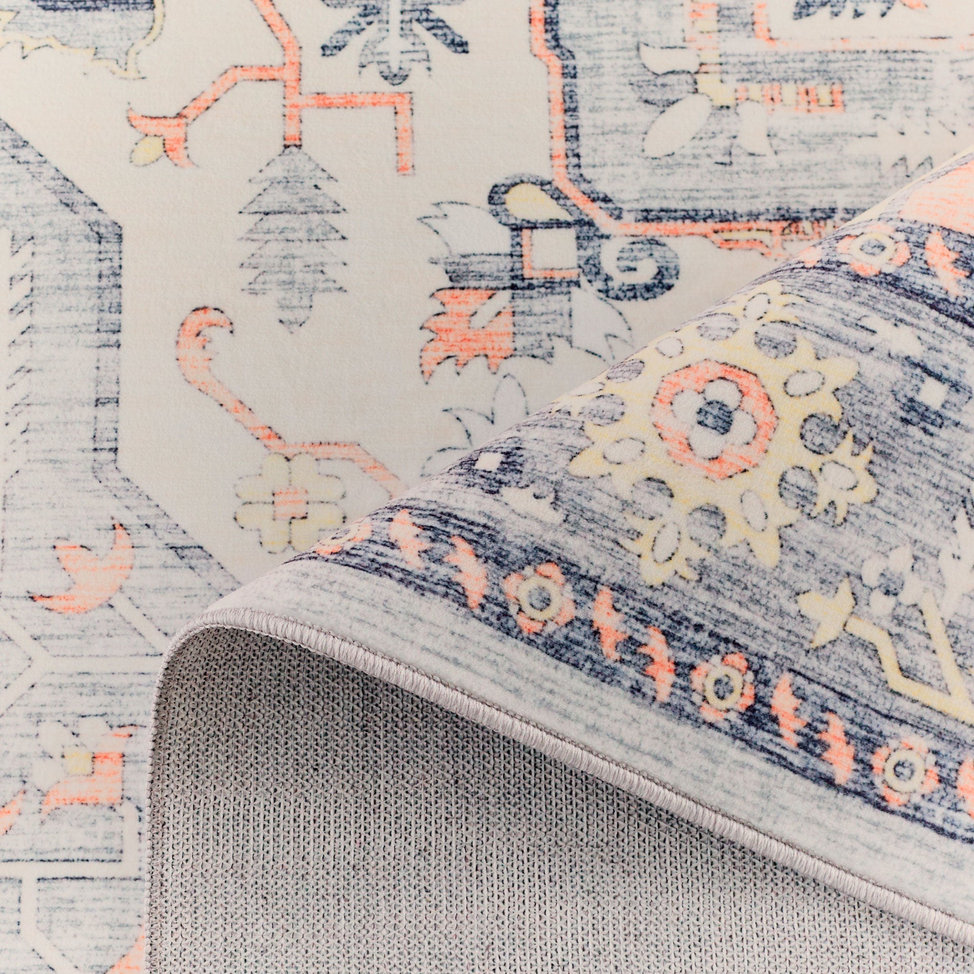 Ottoman - Tapis D'Intérieur - Polyester - Gris
