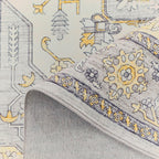 Ottoman - Tapis D'Intérieur - Polyester - Jaune