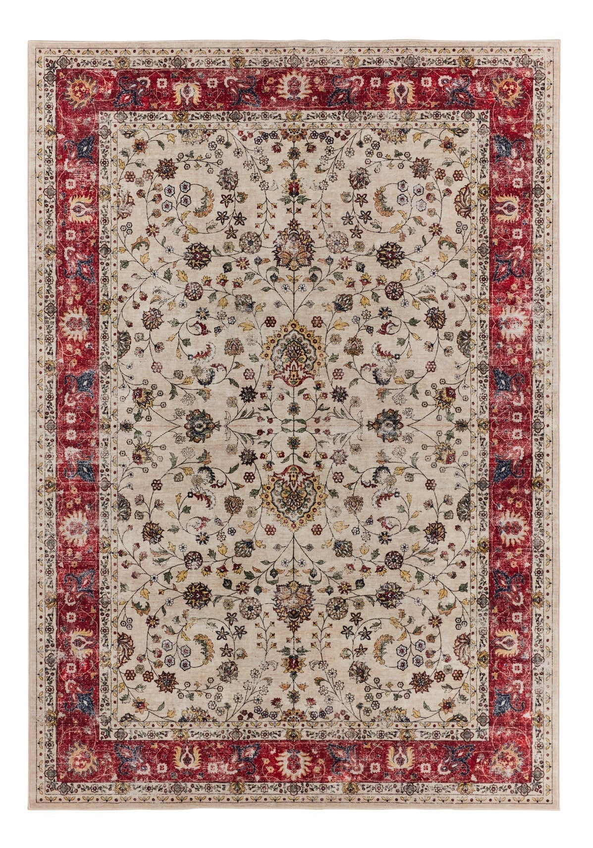 Ottoman - Tapis D'Intérieur - Polyester - Beige