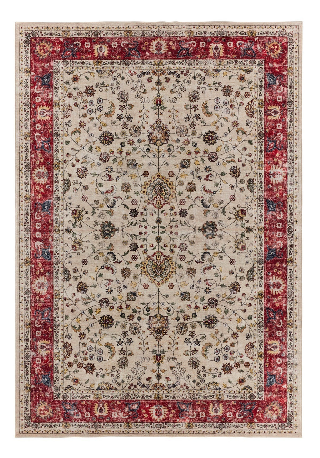 Tapis salon vintage - Beige - Collection Ottoman OTTOMAN