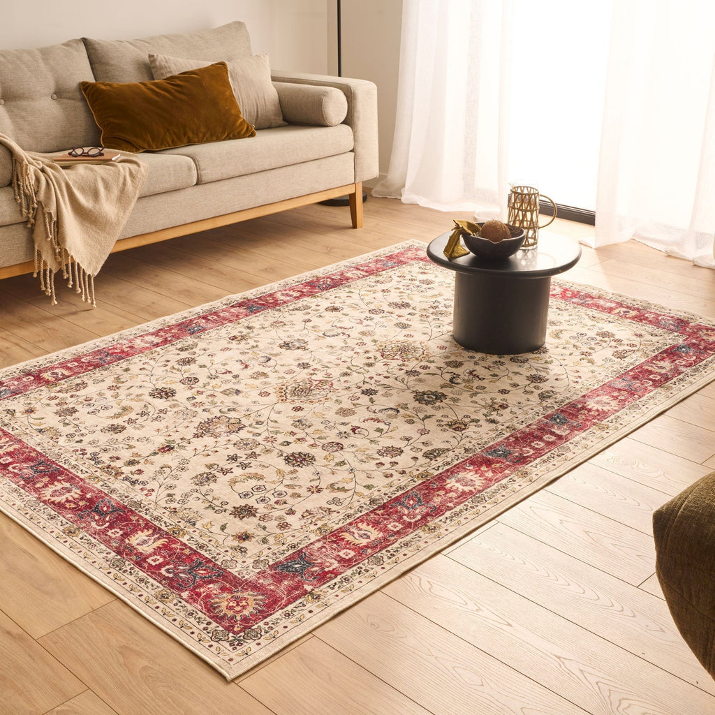 Ottoman - Tapis D'Intérieur - Polyester - Beige
