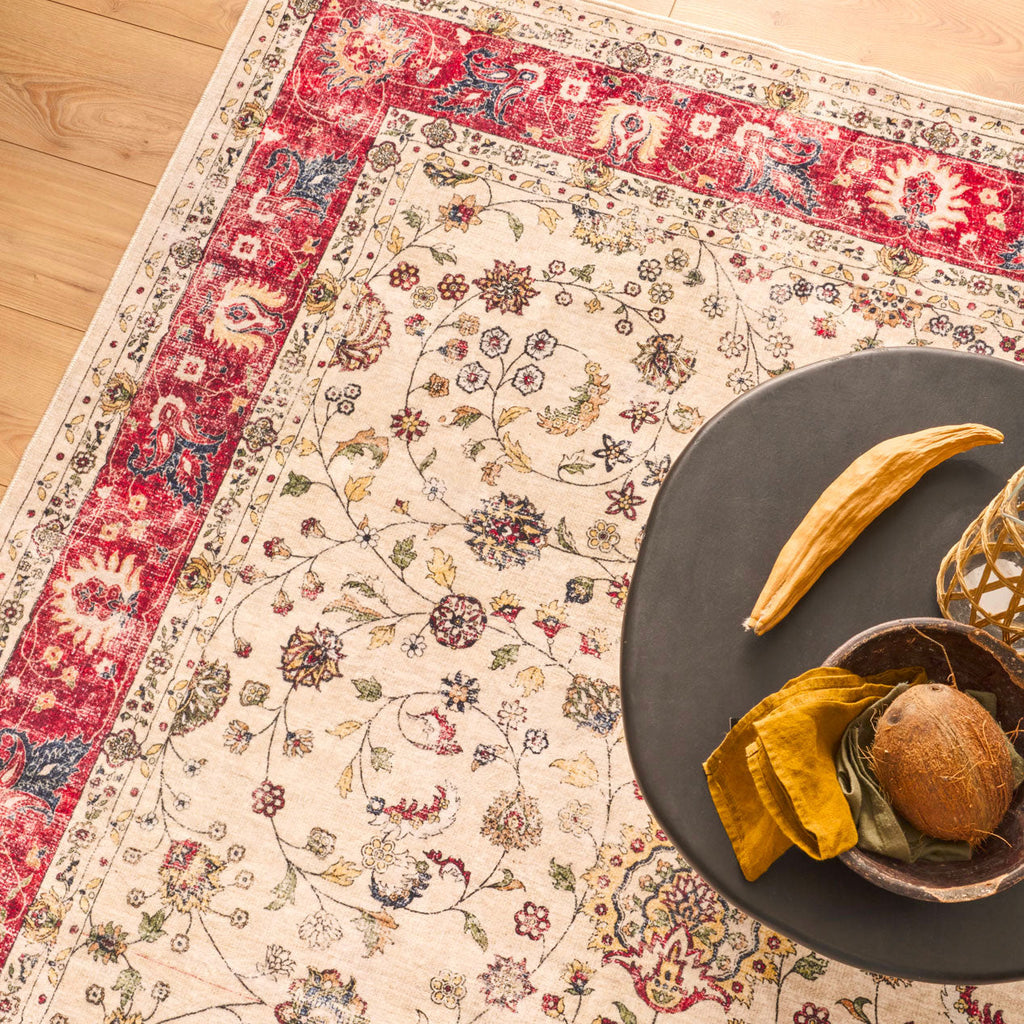 Ottoman - Tapis D'Intérieur - Polyester - Beige
