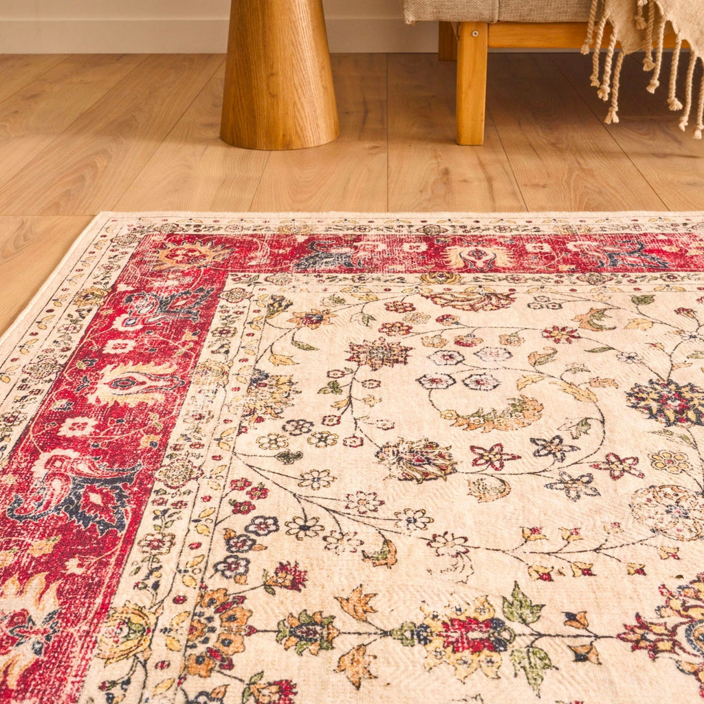 Ottoman - Tapis D'Intérieur - Polyester - Beige