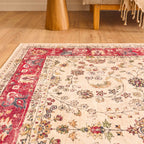 Ottoman - Tapis D'Intérieur - Polyester - Beige