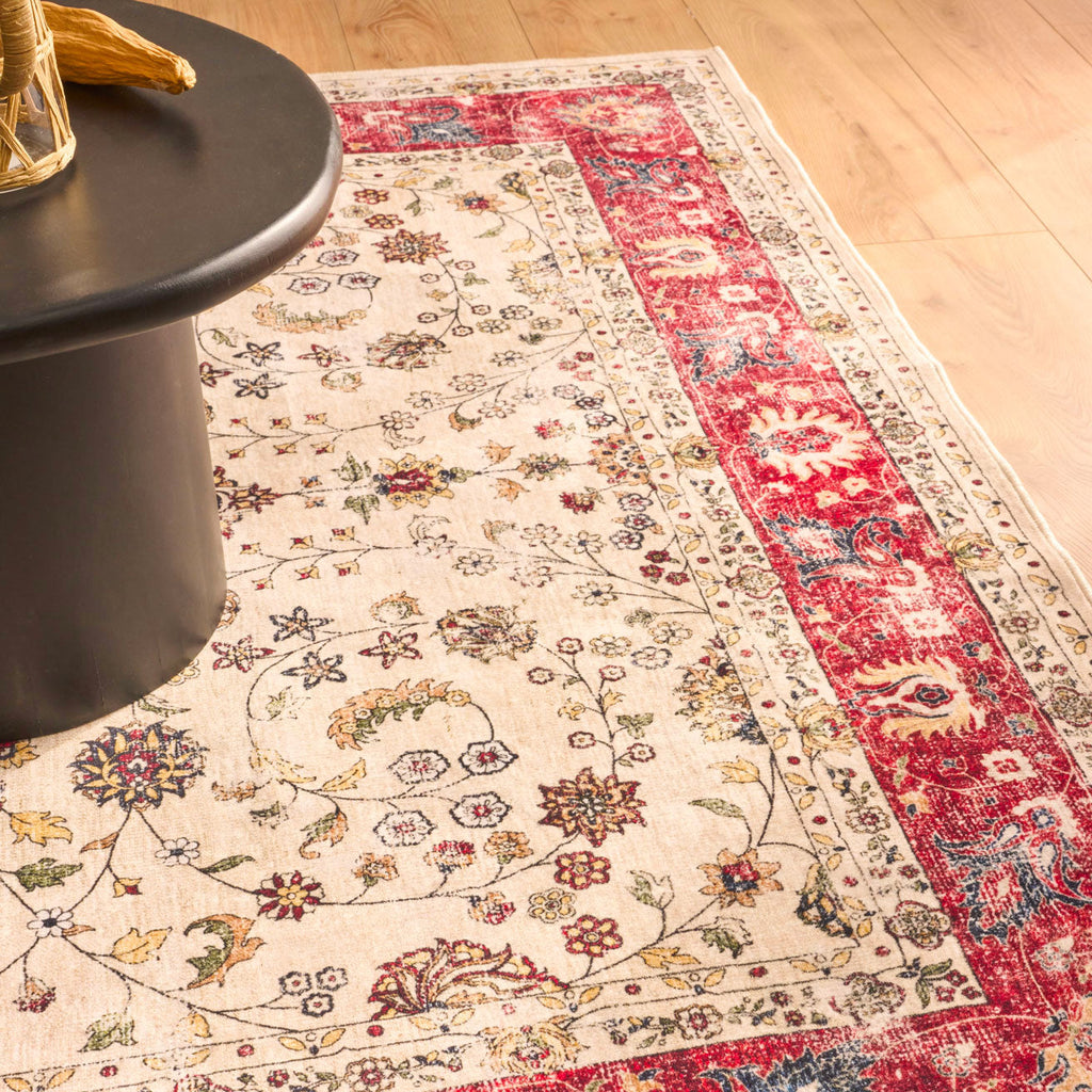 Ottoman - Tapis D'Intérieur - Polyester - Beige
