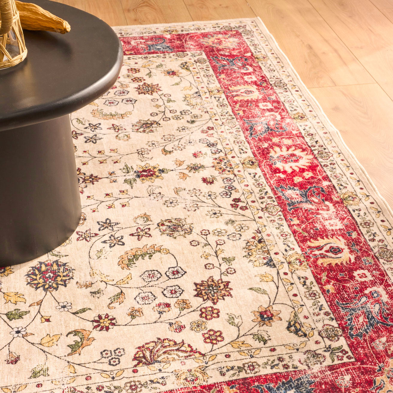Ottoman - Tapis D'Intérieur - Polyester - Beige