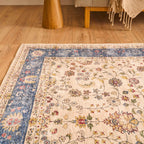 Tapis salon vintage - Bleu - Collection Ottoman OTTOMAN