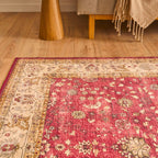Ottoman - Tapis D'Intérieur - Polyester - Rouge