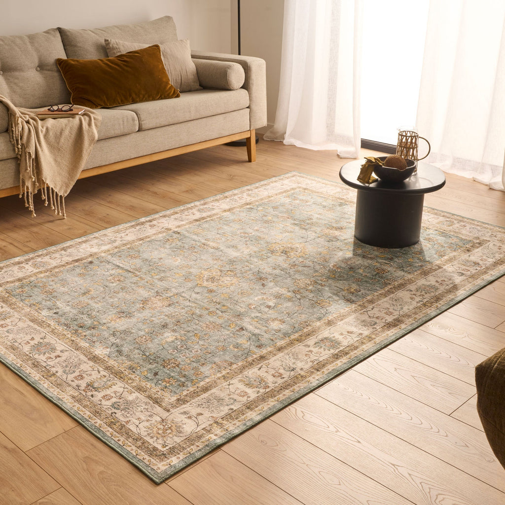 Ottoman - Tapis D'Intérieur - Polyester - Turquoise