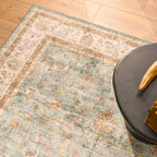 Ottoman - Tapis D'Intérieur - Polyester - Turquoise