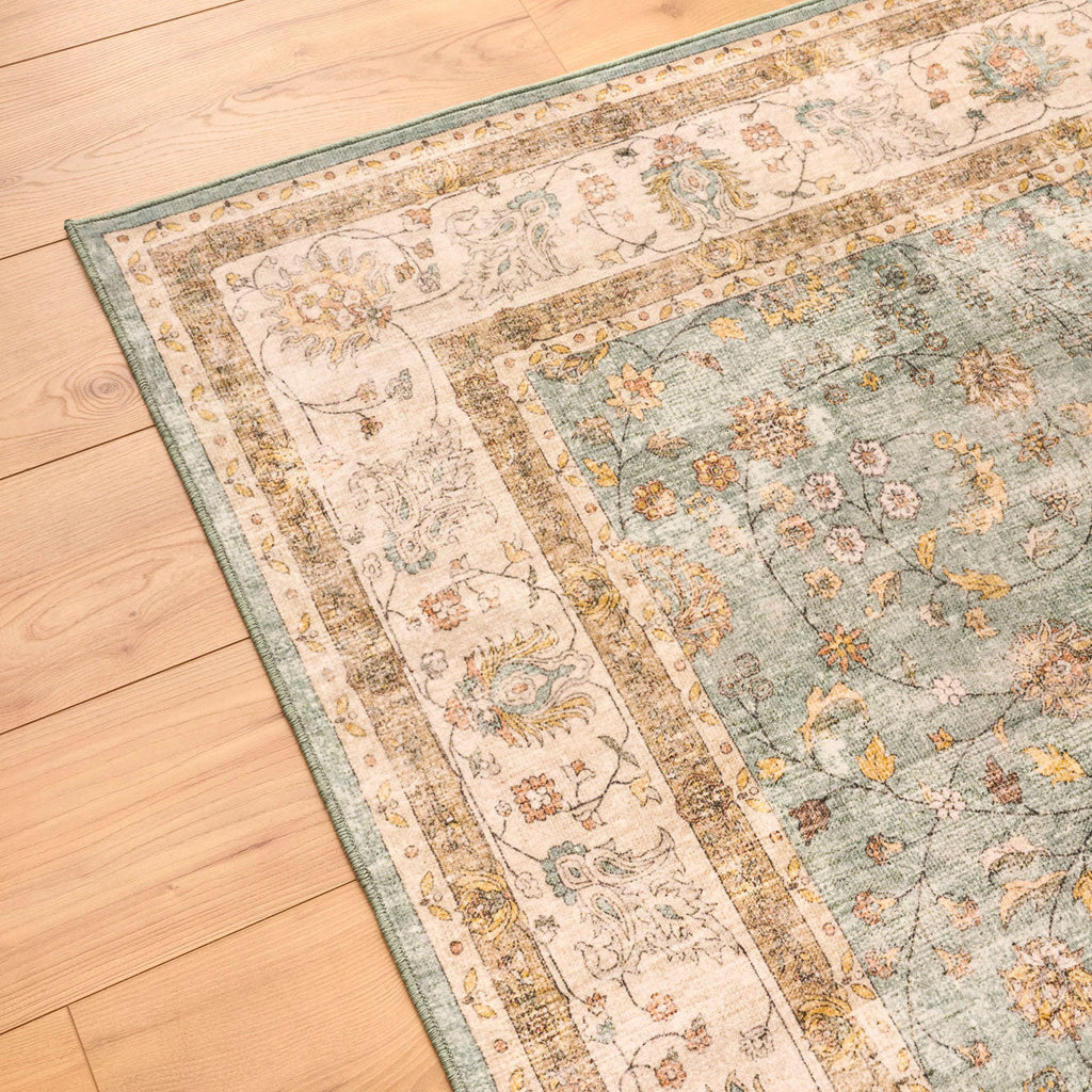 Ottoman - Tapis D'Intérieur - Polyester - Turquoise