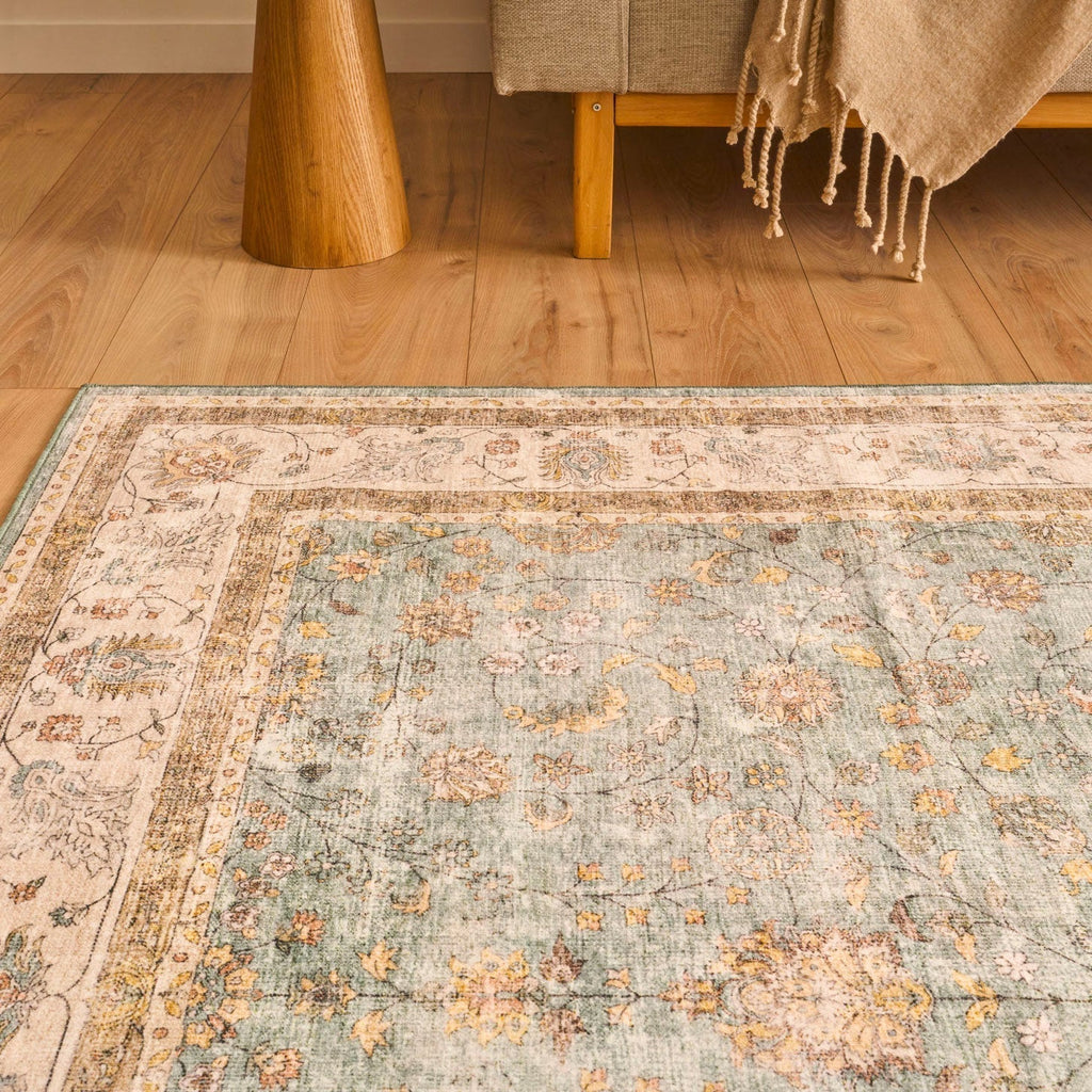 Ottoman - Tapis D'Intérieur - Polyester - Turquoise