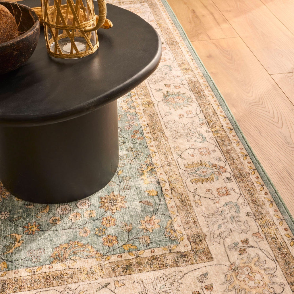 Ottoman - Tapis D'Intérieur - Polyester - Turquoise