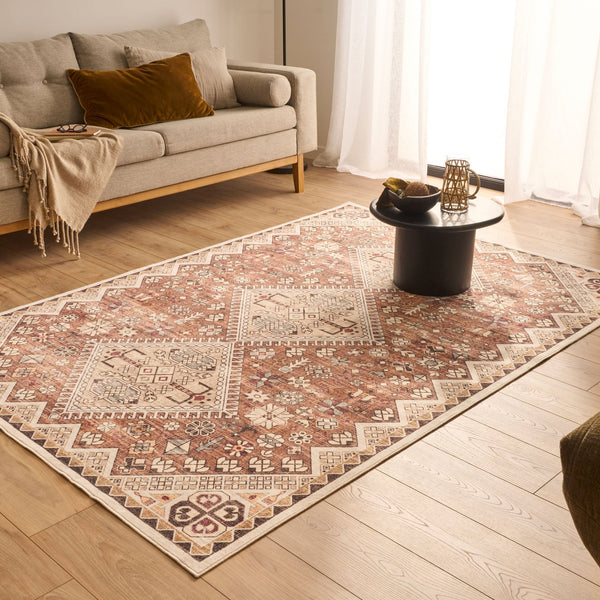 Ottoman - Tapis D'Intérieur - Polyester - Beige