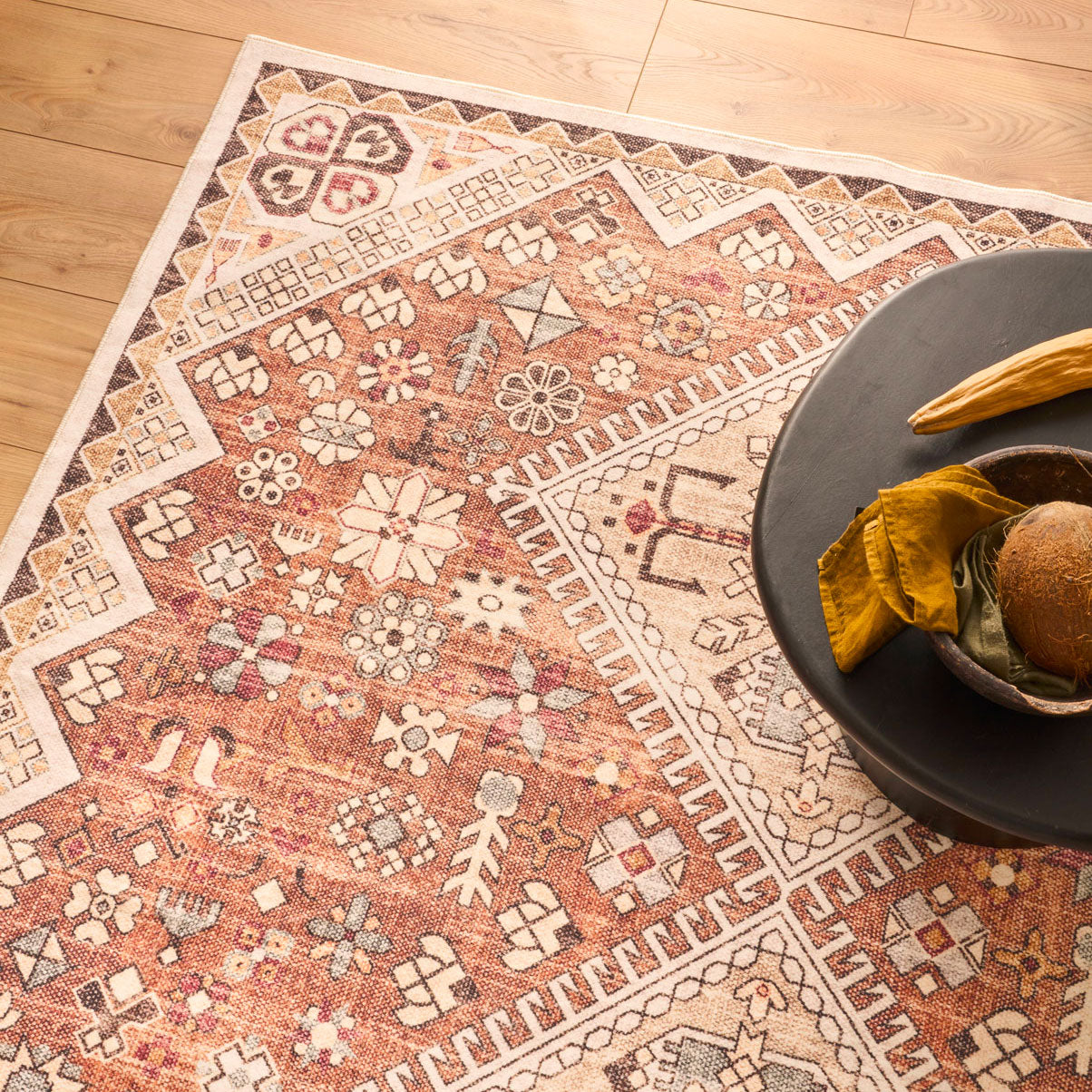 Ottoman - Tapis D'Intérieur - Polyester - Beige