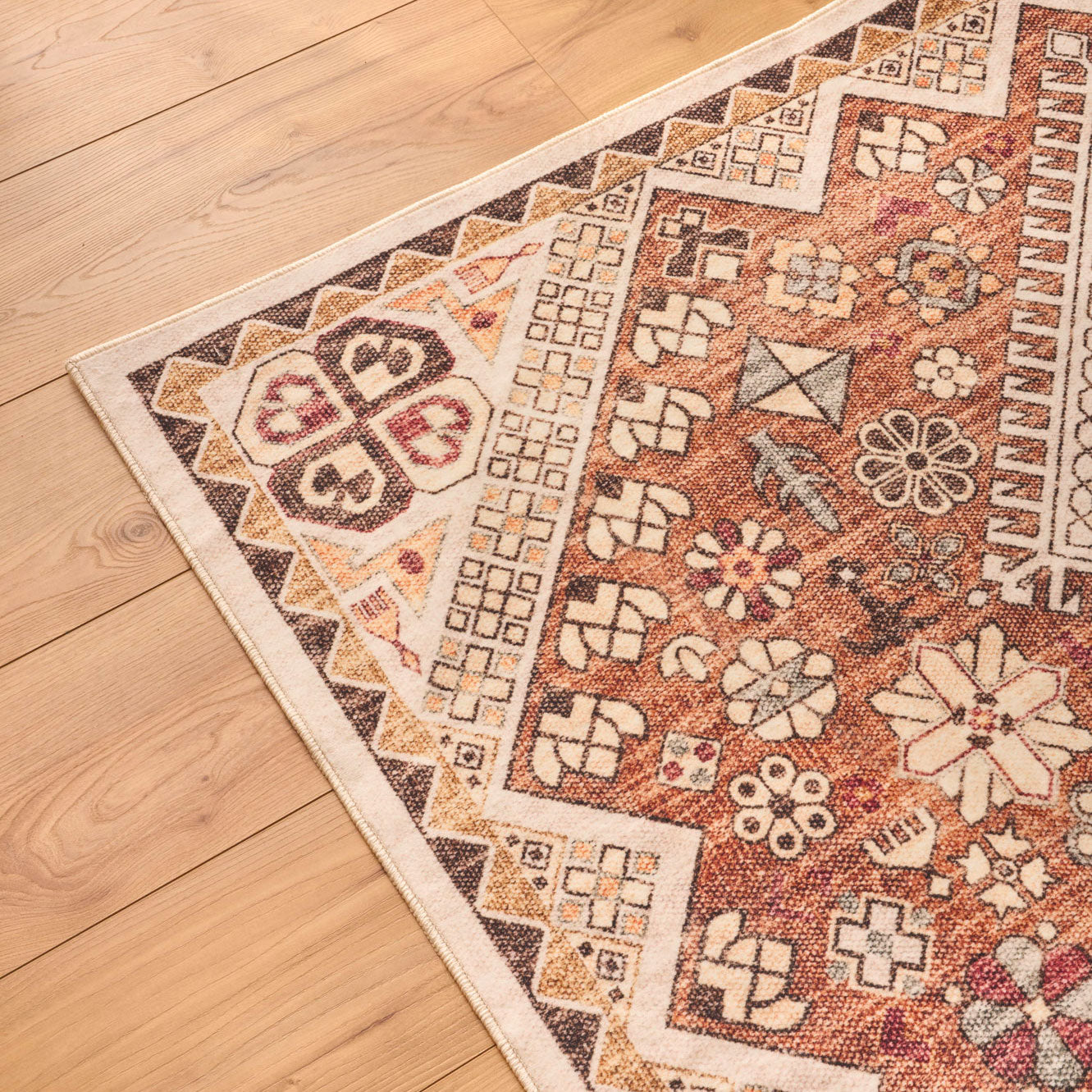 Ottoman - Tapis D'Intérieur - Polyester - Beige