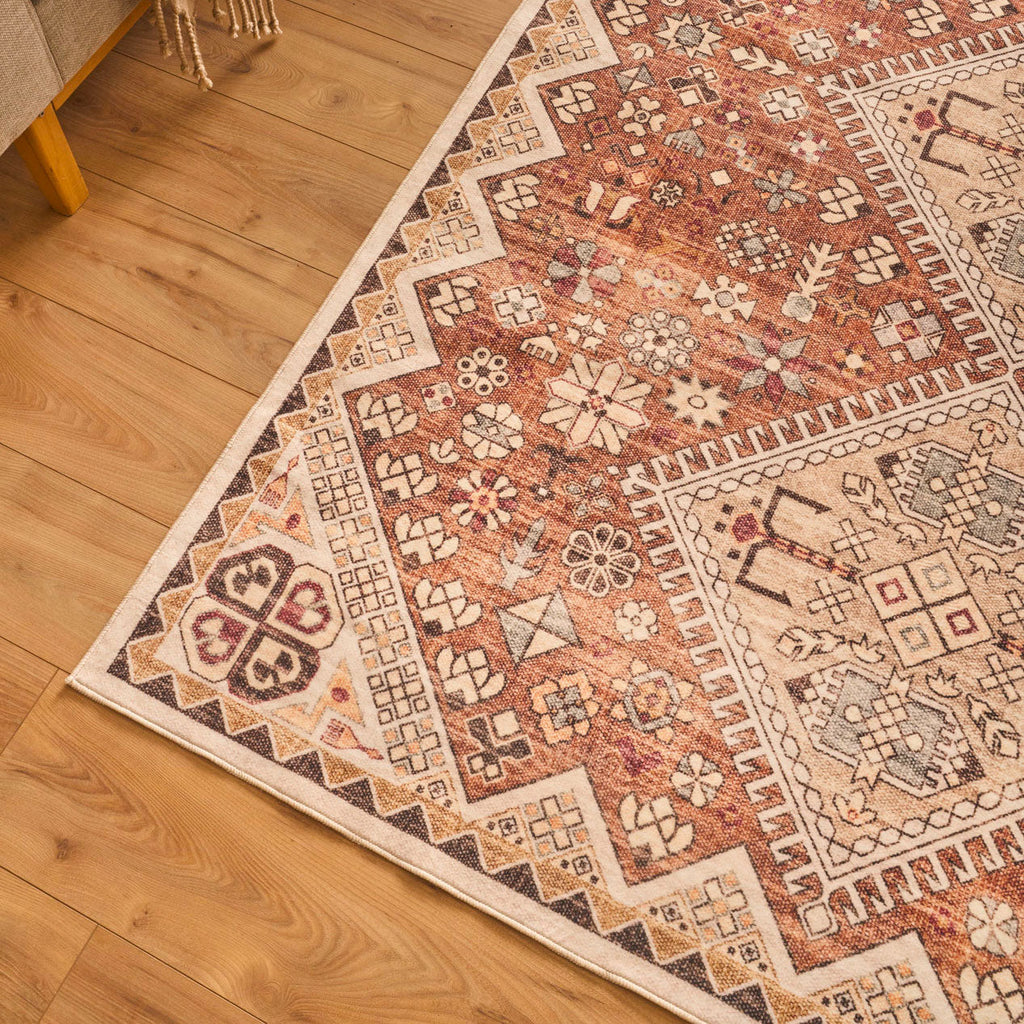 Ottoman - Tapis D'Intérieur - Polyester - Beige