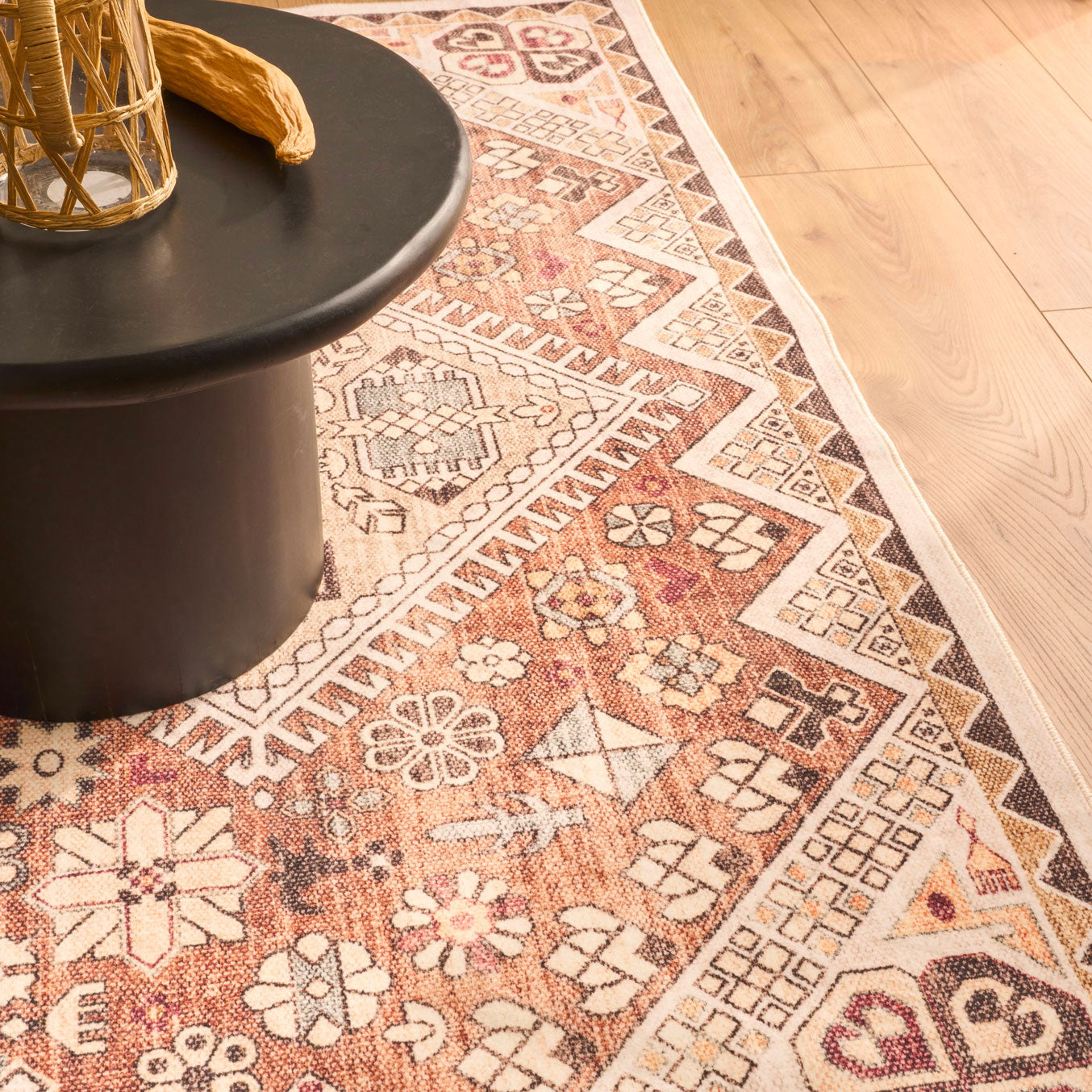 Ottoman - Tapis D'Intérieur - Polyester - Beige