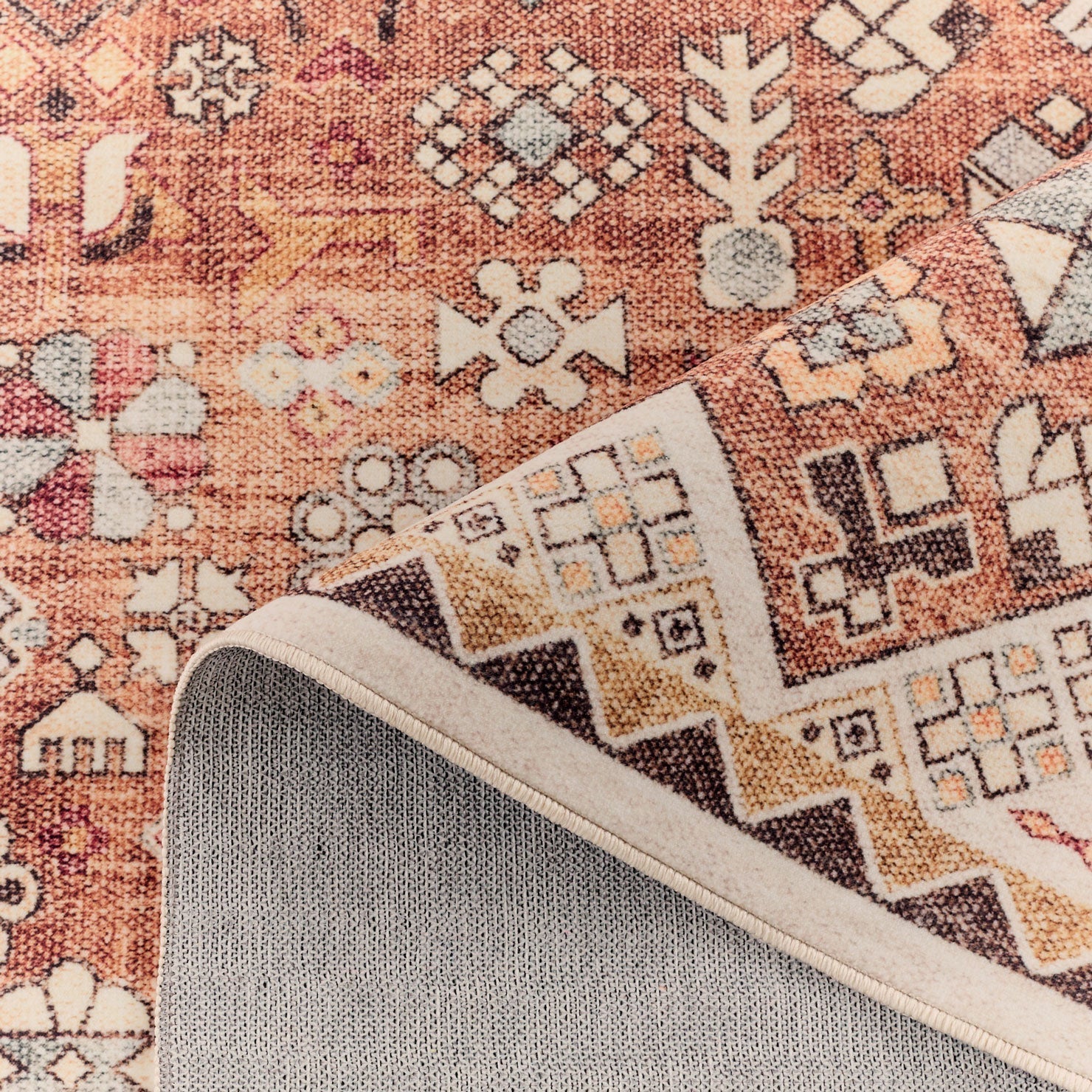 Ottoman - Tapis D'Intérieur - Polyester - Beige