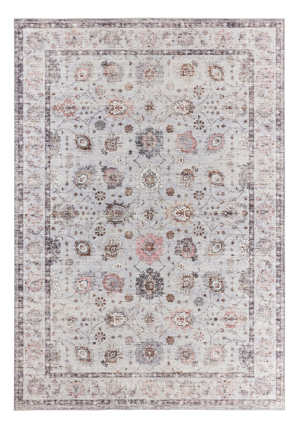 Ottoman - Tapis D'Intérieur - Polyester - Gris