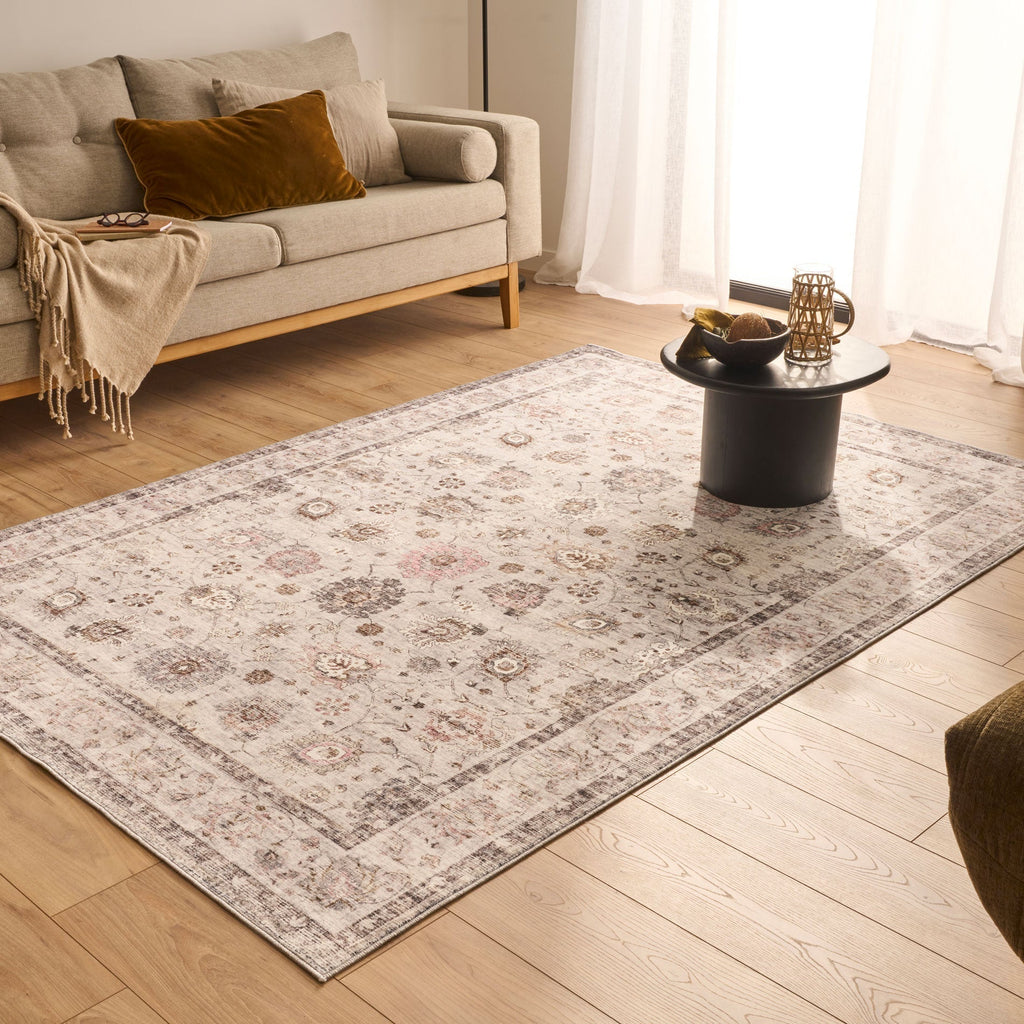 Ottoman - Tapis D'Intérieur - Polyester - Gris