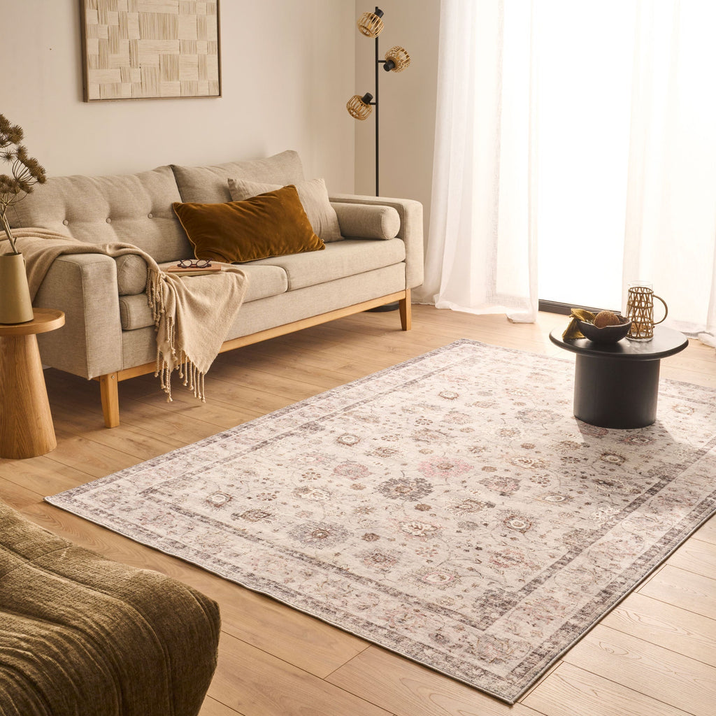 Ottoman - Tapis D'Intérieur - Polyester - Gris