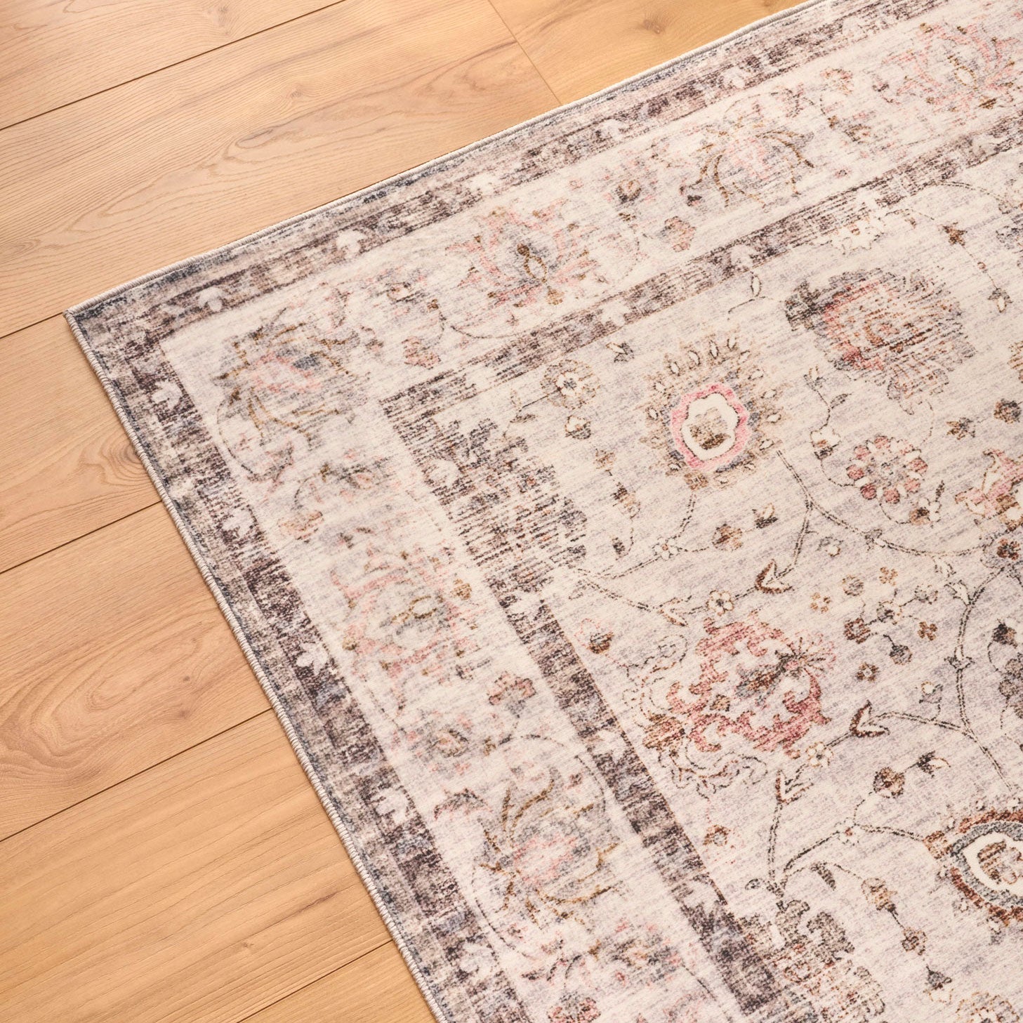 Ottoman - Tapis D'Intérieur - Polyester - Gris