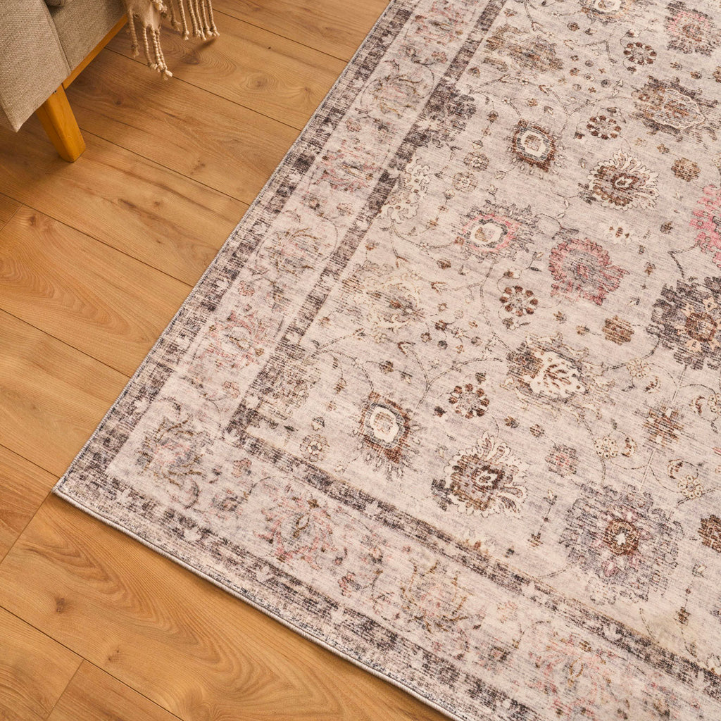 Ottoman - Tapis D'Intérieur - Polyester - Gris