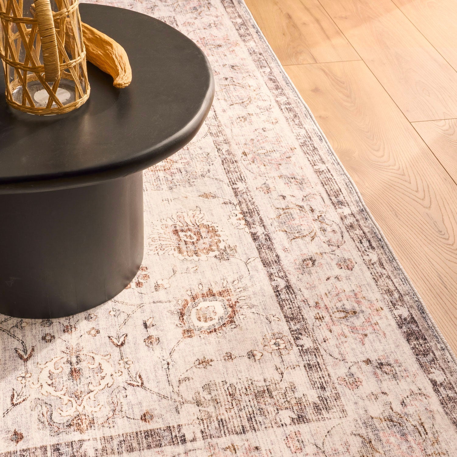 Ottoman - Tapis D'Intérieur - Polyester - Gris