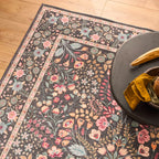 Ottoman - Tapis D'Intérieur - Polyester - Noir