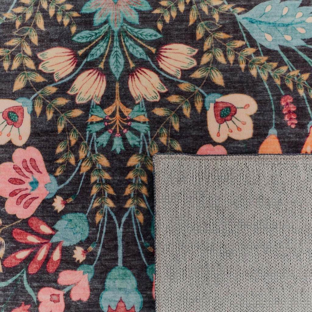 Ottoman - Tapis D'Intérieur - Polyester - Noir