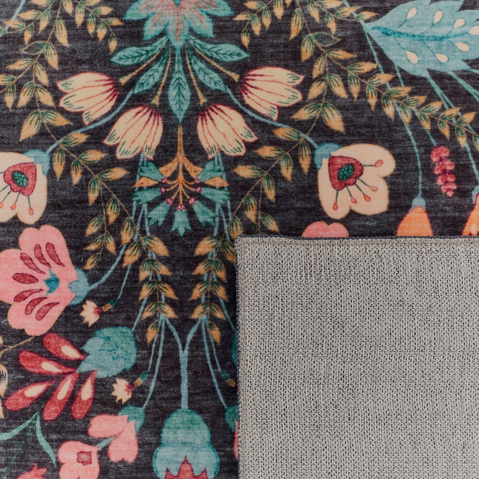 Ottoman - Tapis D'Intérieur - Polyester - Noir