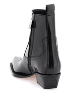 Off-White - Bottes Off-White Leather Texan Ankle Boots