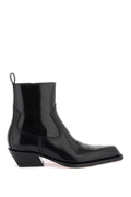 Off-White - Bottes Off-White Leather Texan Ankle Boots